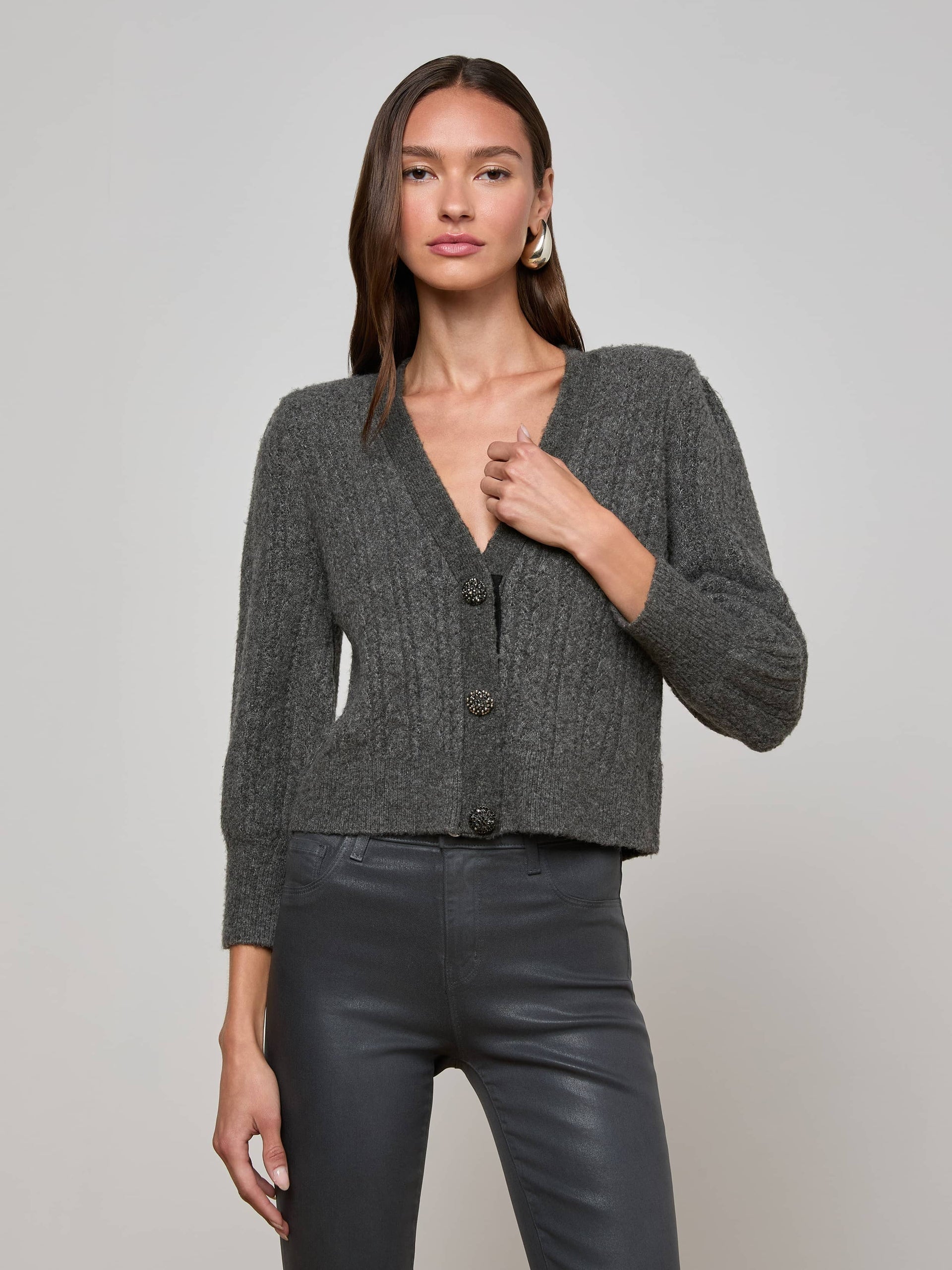 Talulla Cardigan Charcoal