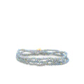 Mini Stretch Crystal Beaded Bracelet Sky