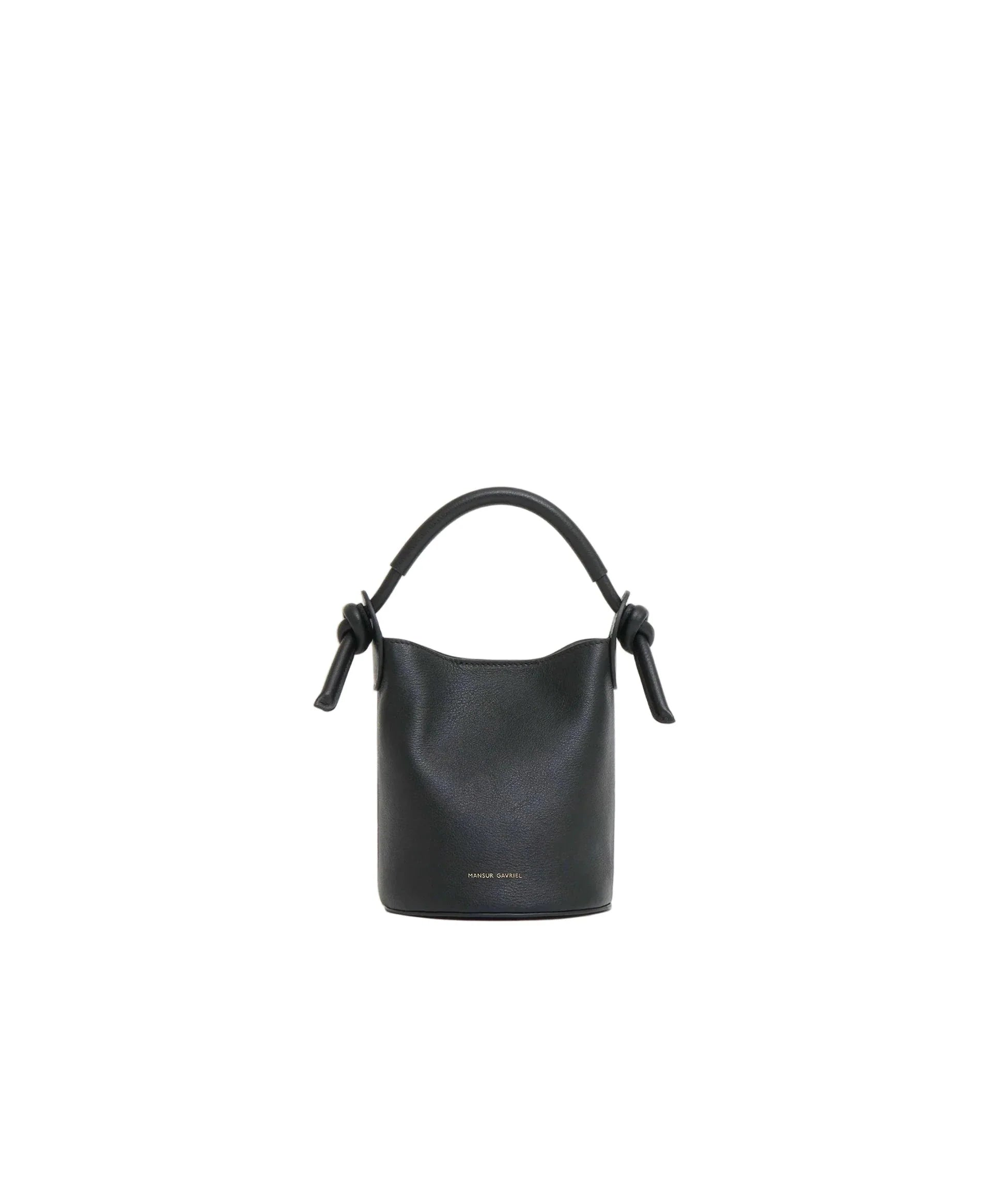 Mini Fortuna Bucket Bag Black