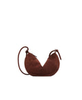 Mini Fortuna Crossbody Chocolate Suede