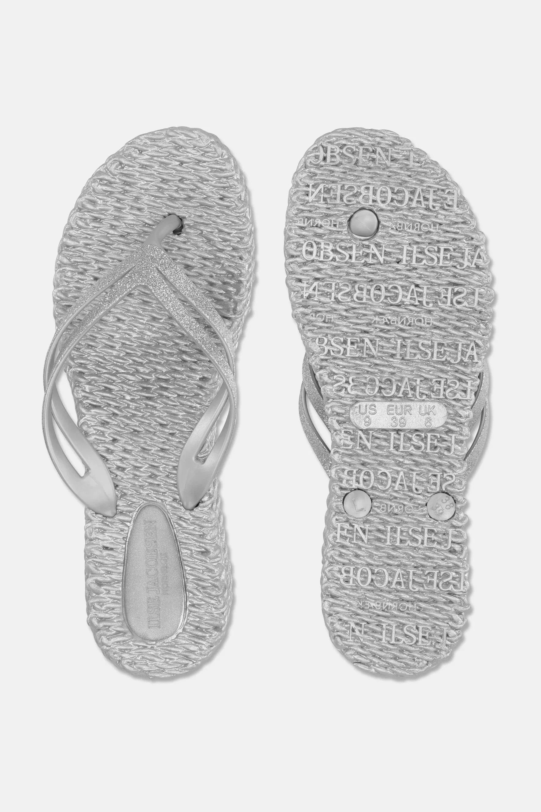 Cheerful Platform Flip Flop Silver
