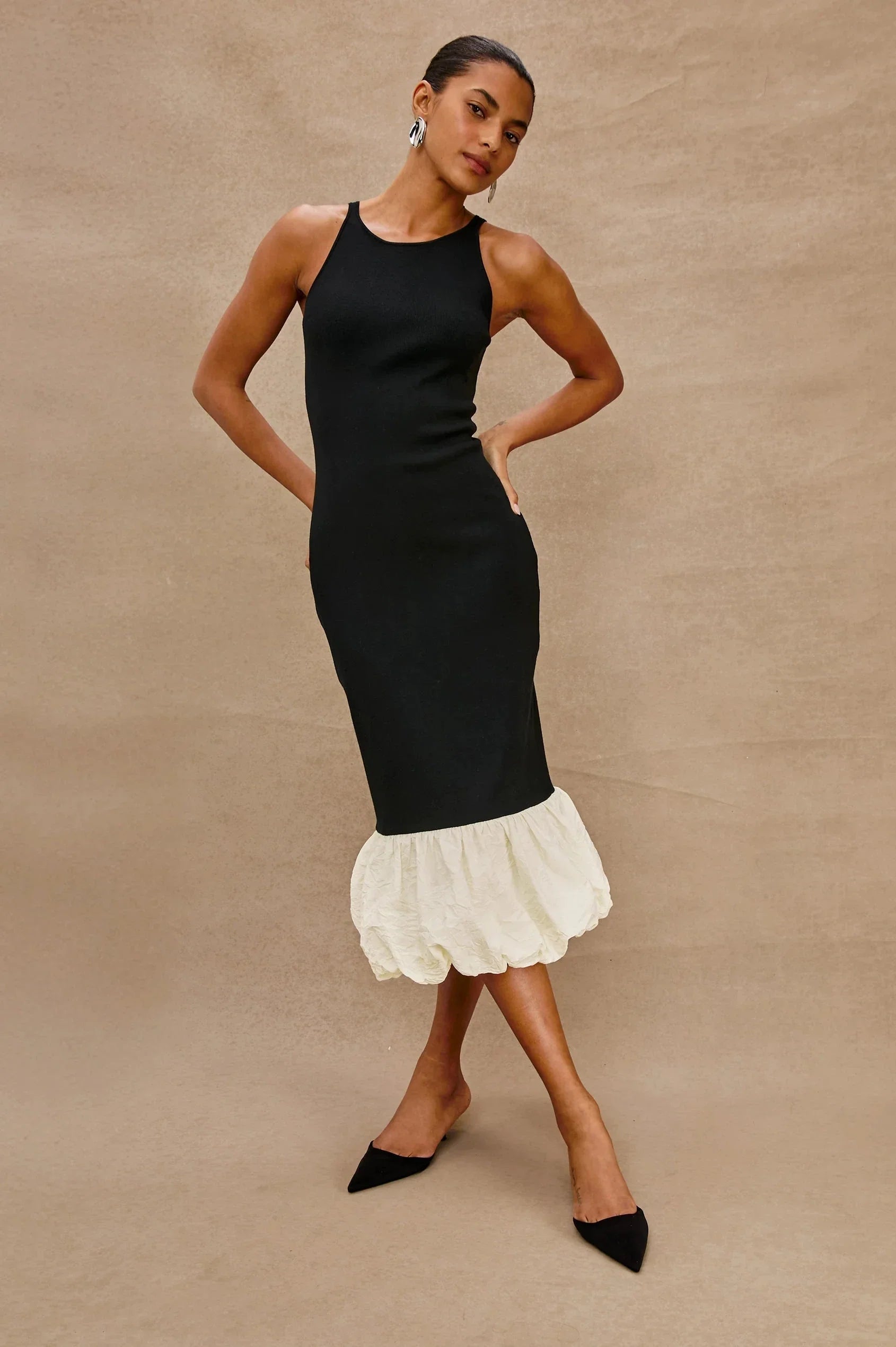Cheryl Dress Black Ivory