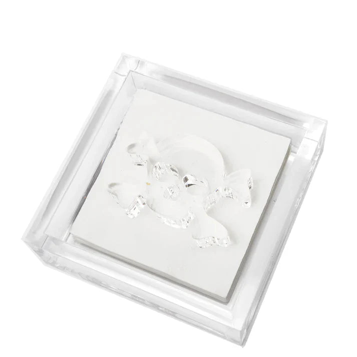 Cocktail Napkin Holder Skull
