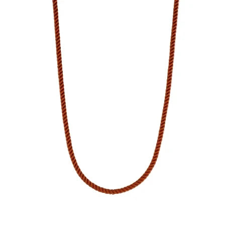 Coco Sienna Silk Cord Necklace