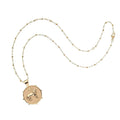 Courage Small Pendant Coin 16-18" Satellite Chain
