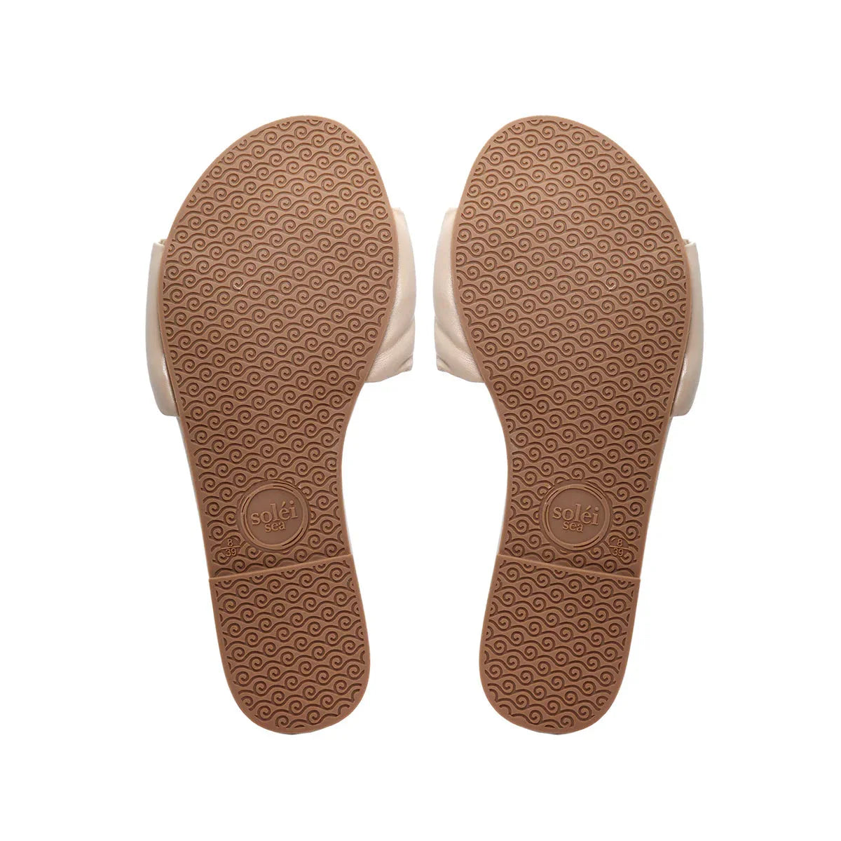 Dahlie Petal Slide Sandal Bistro