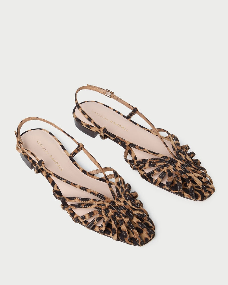 Devon Slingback Sandal Leopard