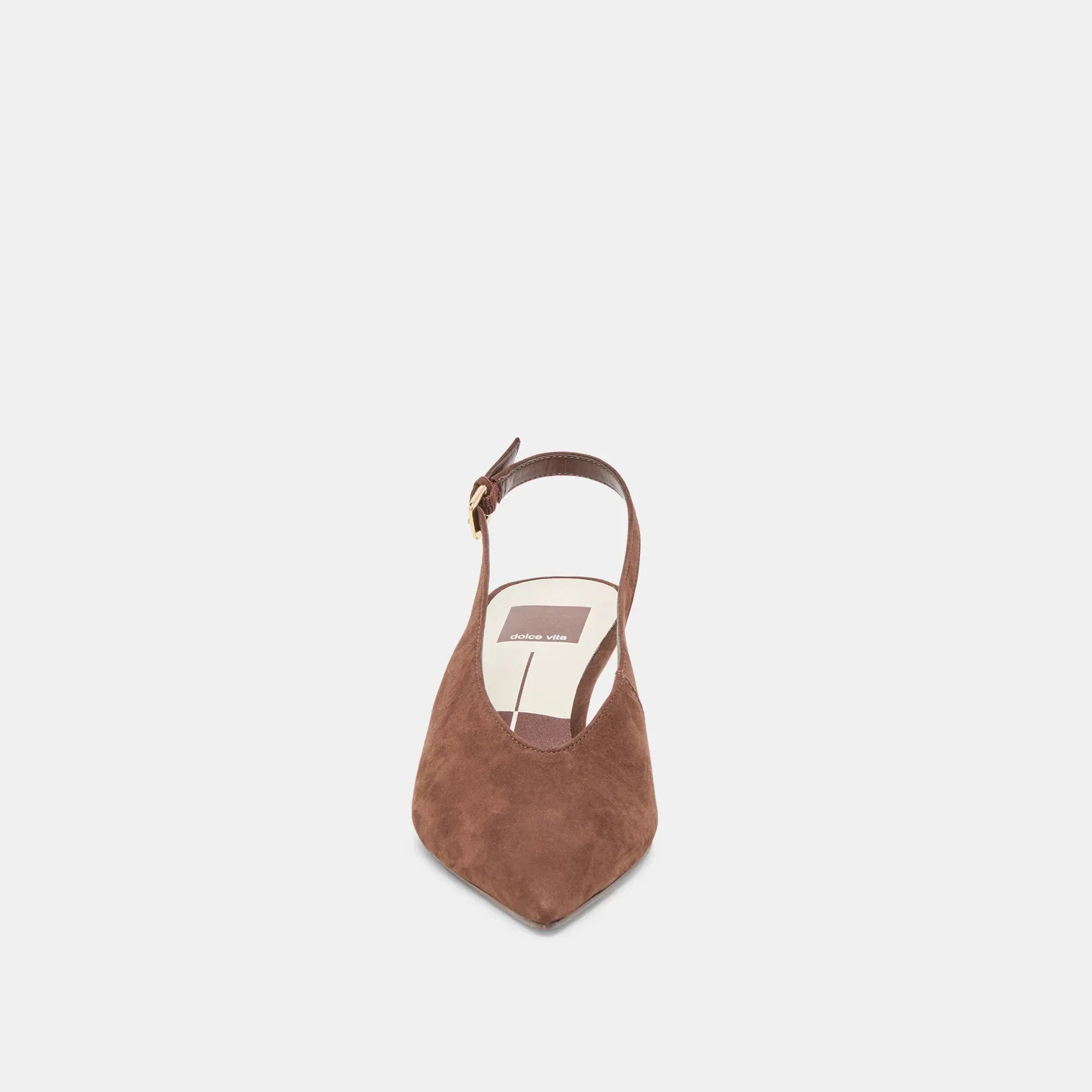 Alenna Heels Dark Brown Suede