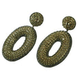 Odeya Earrings Gunmetal
