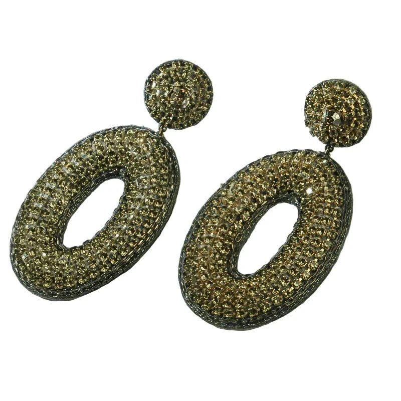 Odeya Earrings Gunmetal