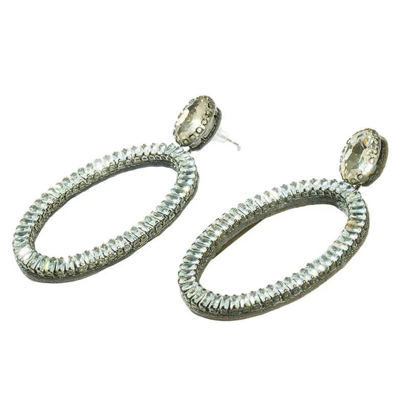 Eaton Earrings Gunmetal