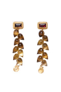 Angie Earring Whiskey Quartz