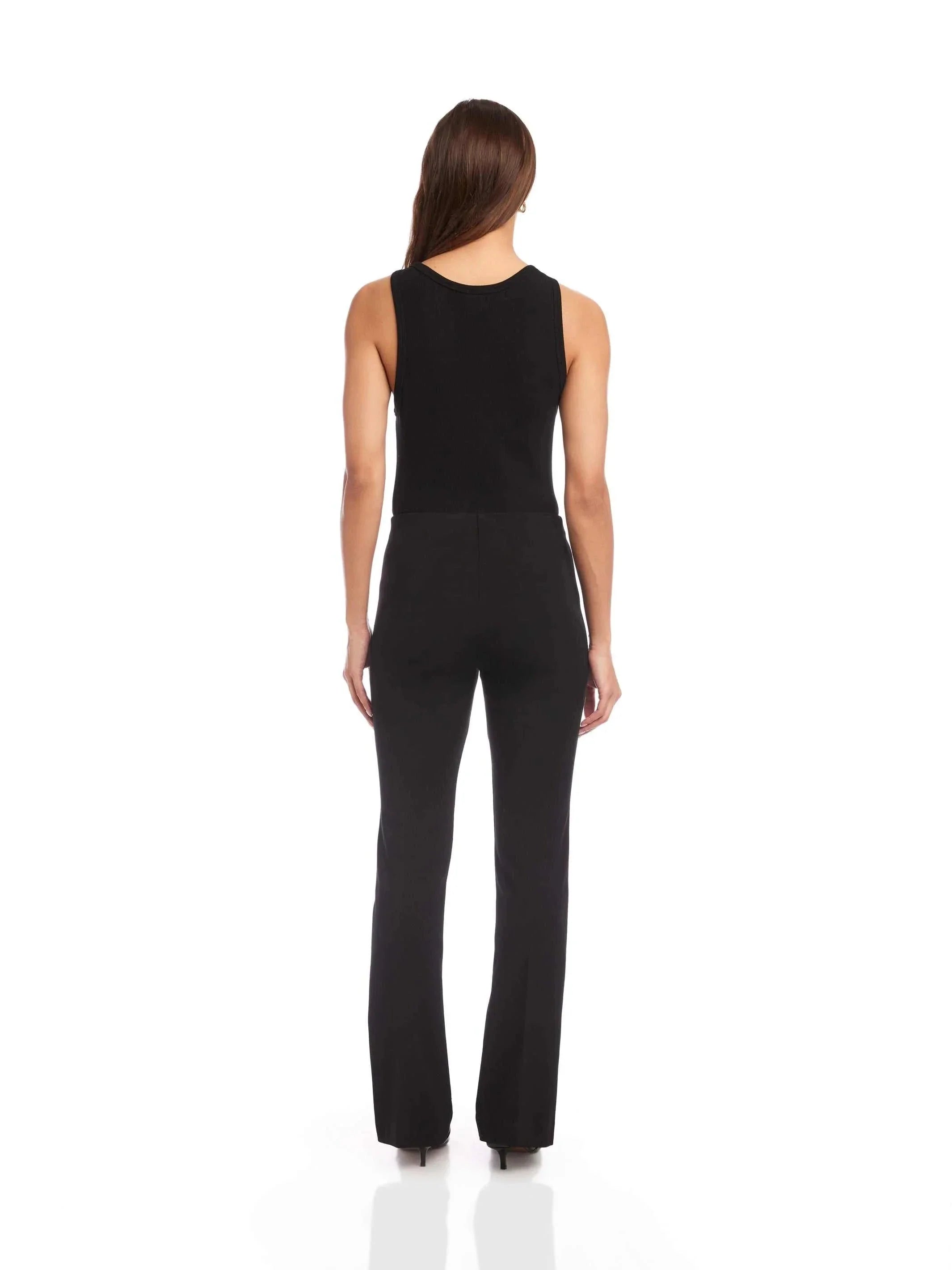 City Bootcut Pants Black