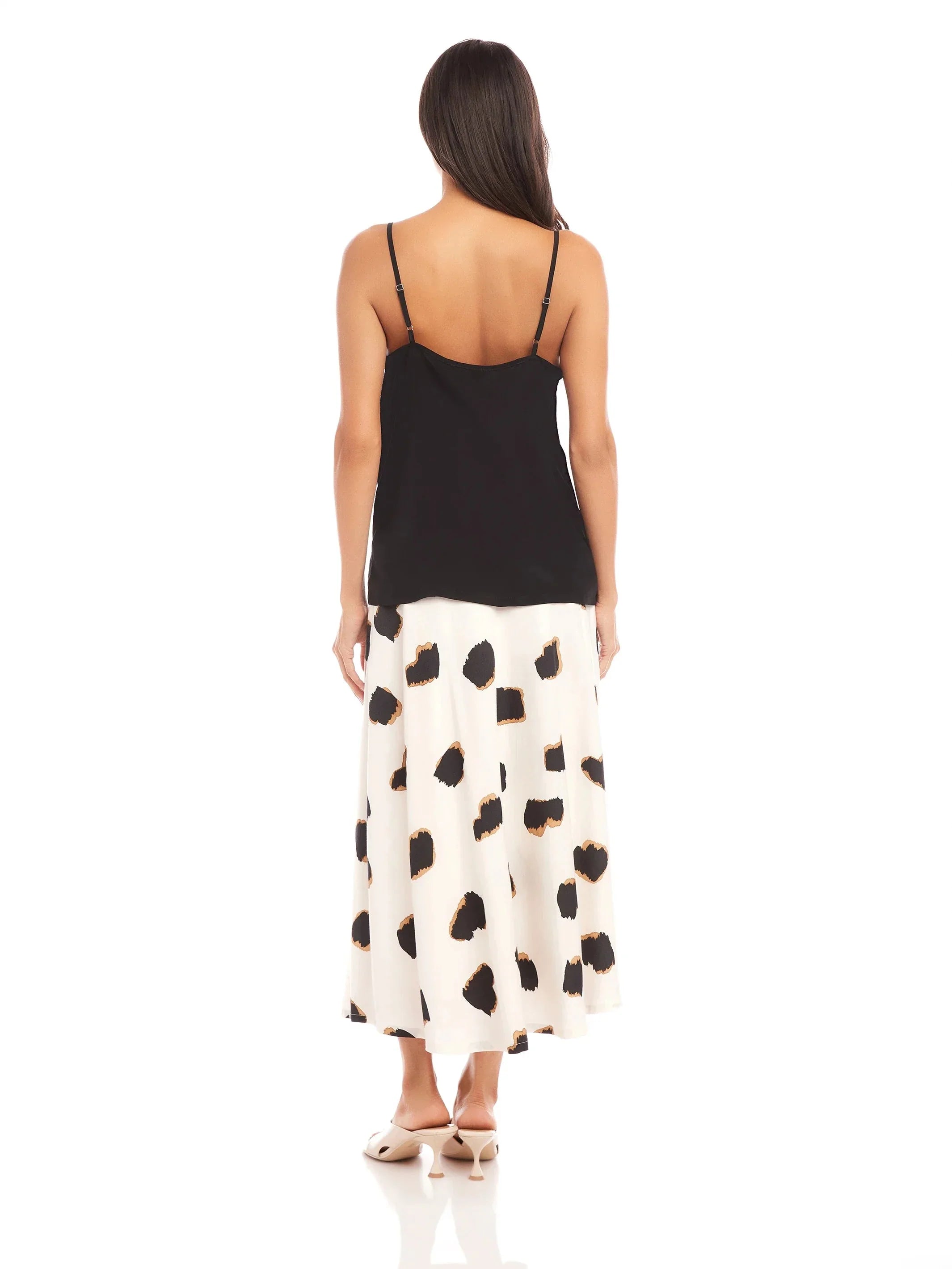 Carys Silk Cami Black