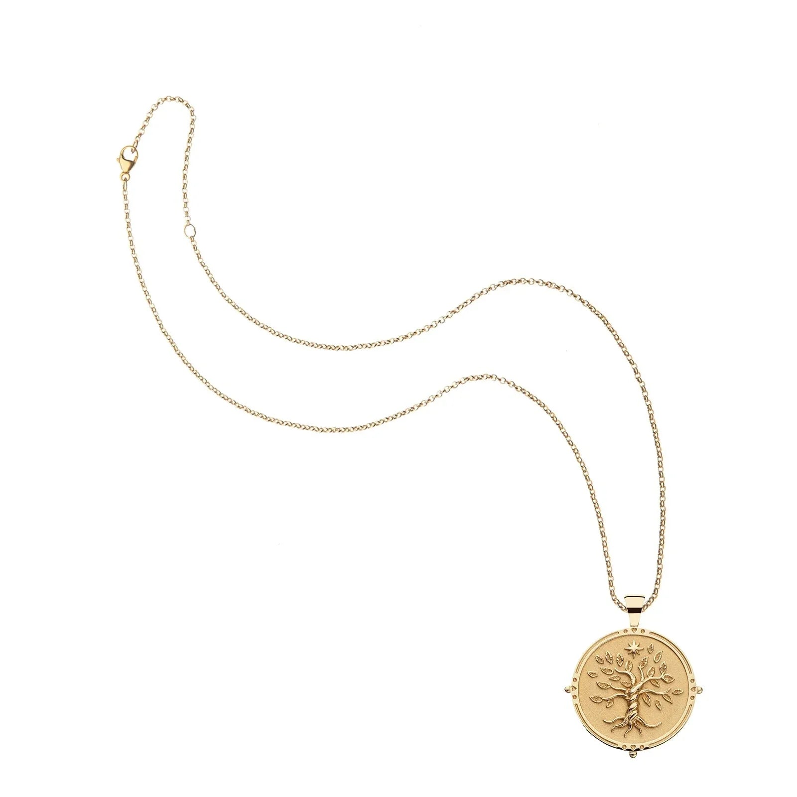 Faith Original Pendant Coin 16-18" Classic Rolo