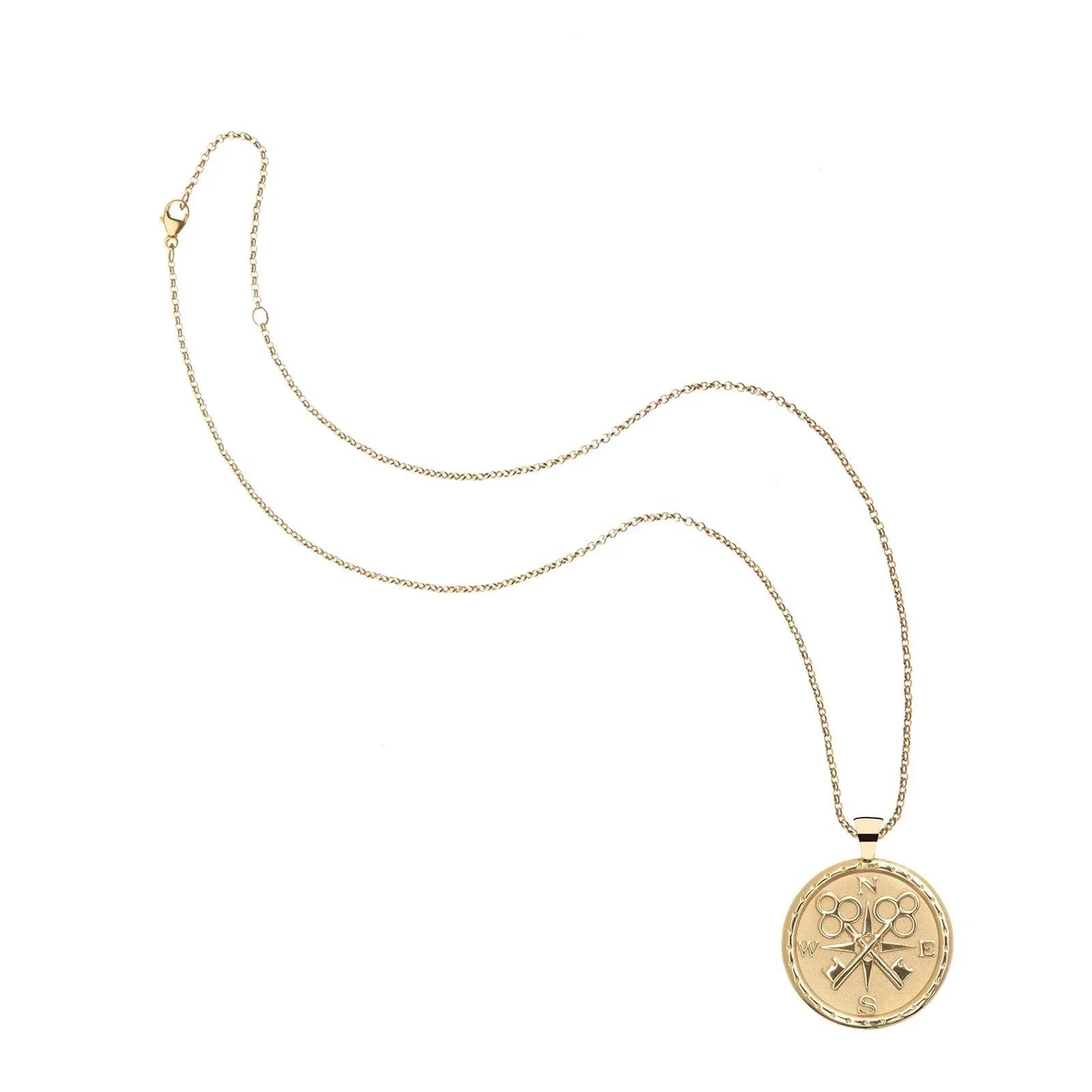 Forever Original Pendant Coin 16-18" Classic Rolo