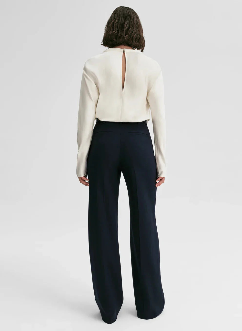 Georgia Satin Top Cream