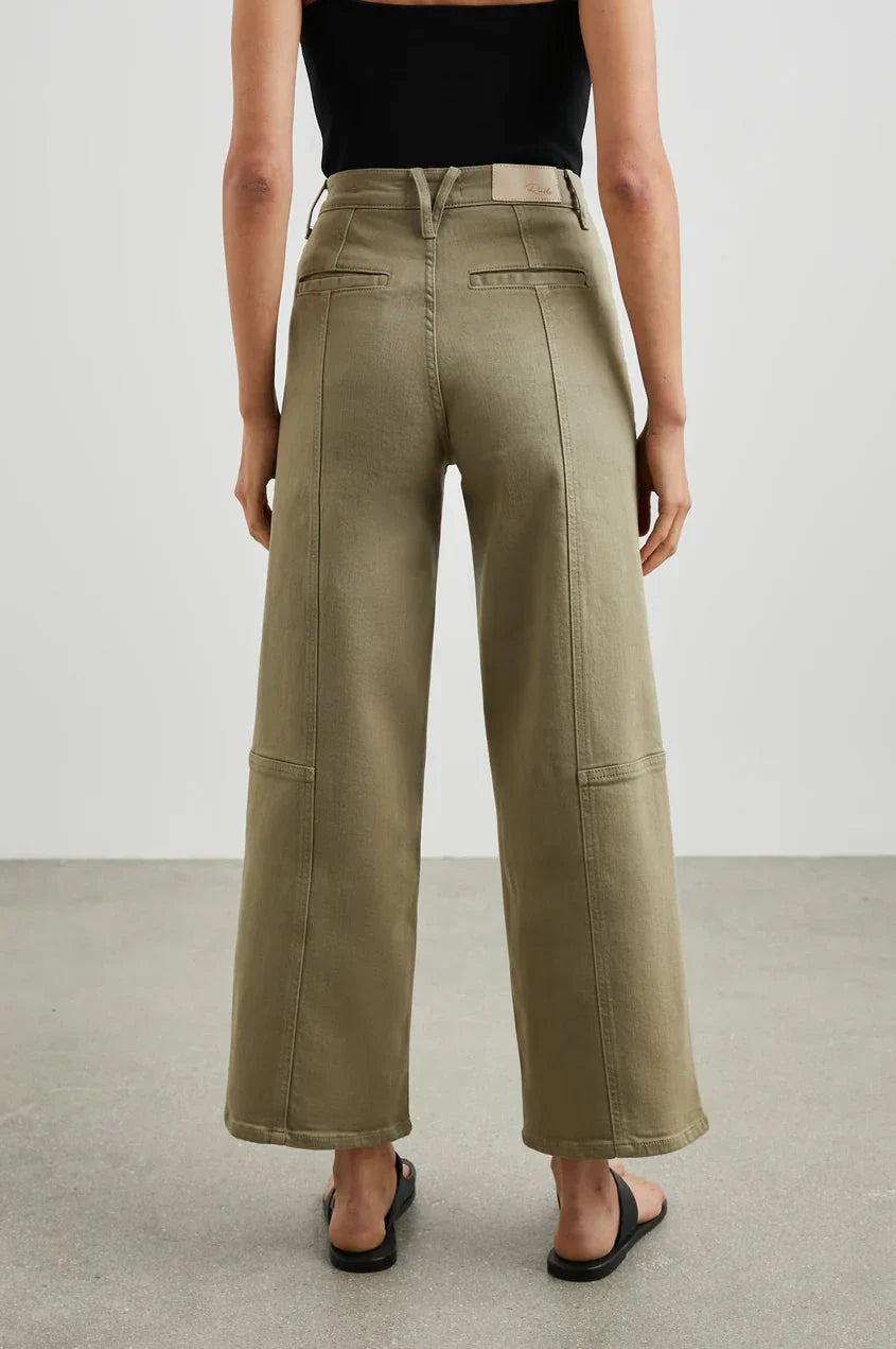 Getty Crop Utility Washed Olive