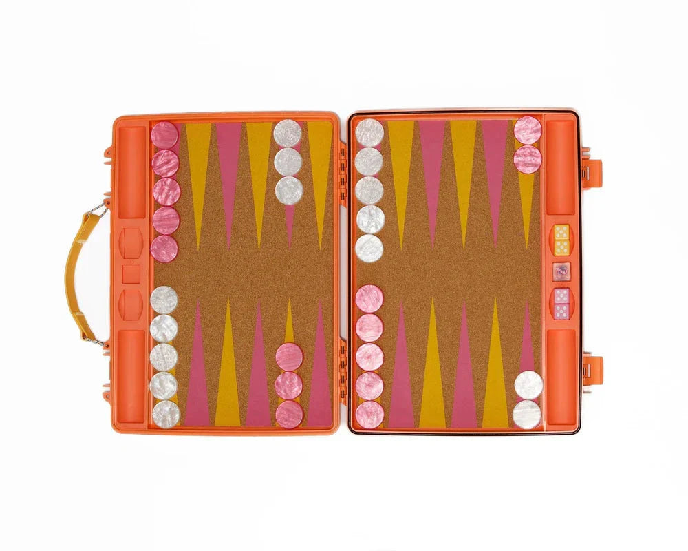 Coral Backgammon Board