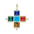 JW x LA VIE Gardez Bien Stone Pendant