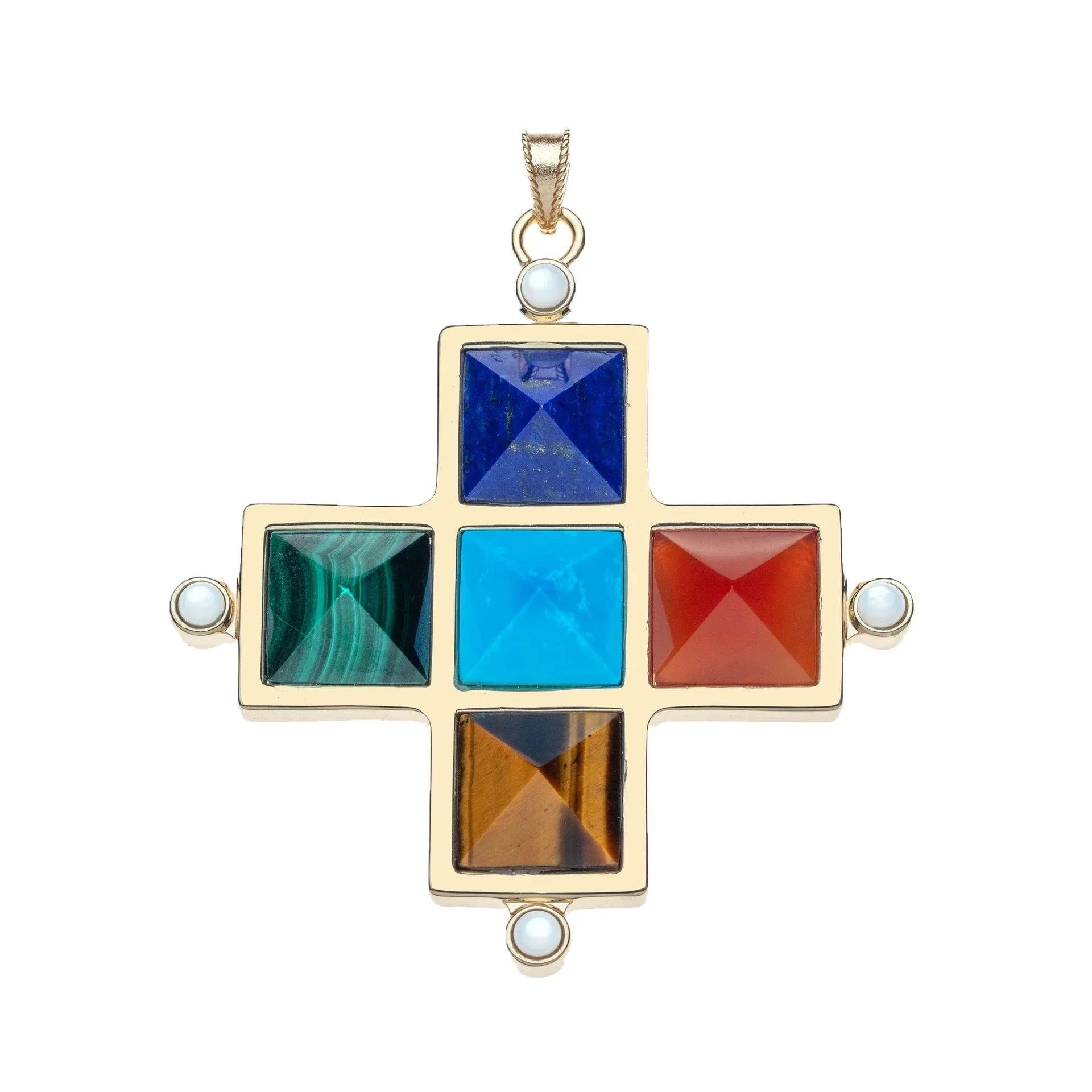 JW x LA VIE Gardez Bien Stone Pendant