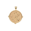 Grace Original Pendant Coin 18" Drawn Link