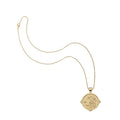 Grace Small Pendant Coin 16-18" Classic Rolo