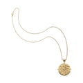 Hope Small Pendant Coin 16-18" Classic Rolo