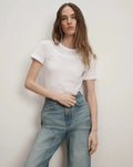 Damian Double-Collar T-Shirt White
