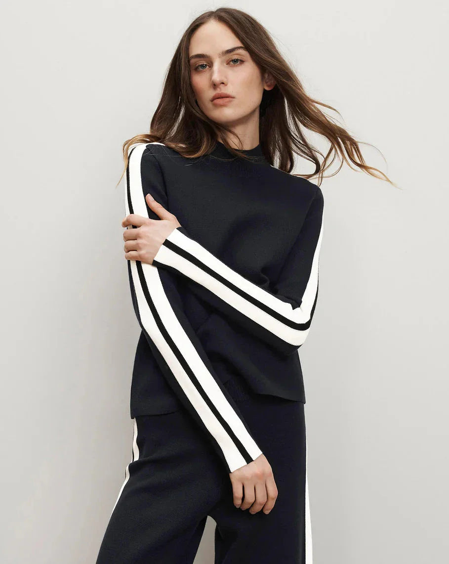 Asante Knit Pullover Navy
