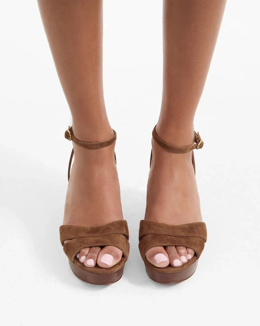 Drina Platform Block Heel Sandal Hazelwood