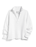 Patrick Popover Fleece Henley White