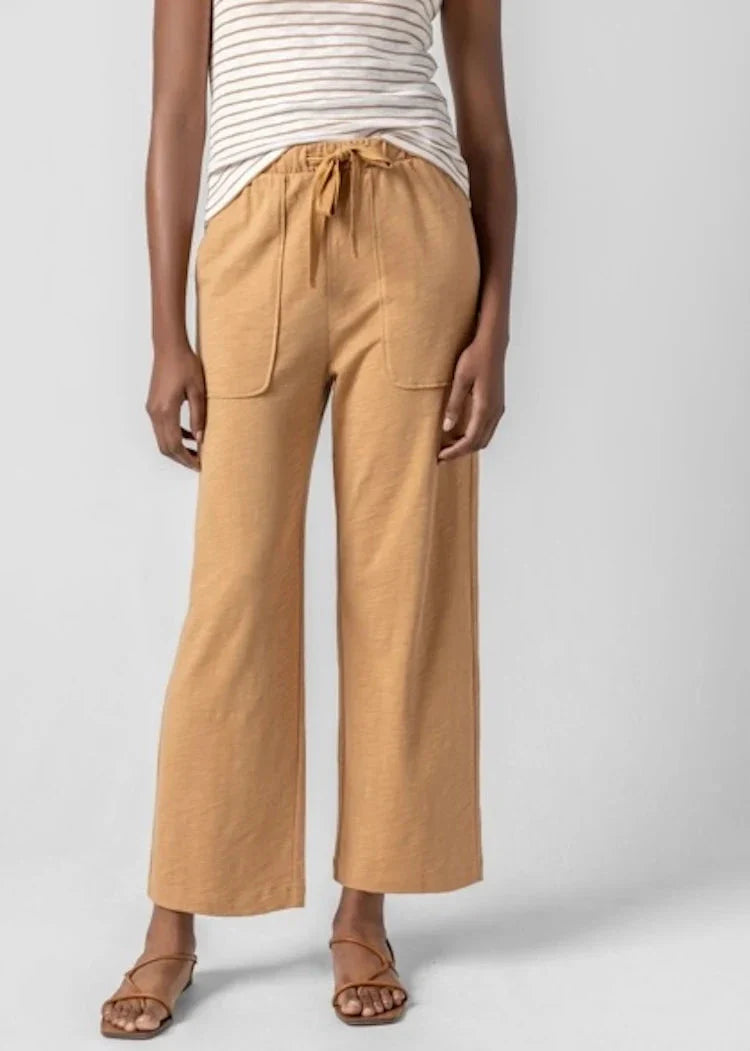 Knit Drawstring Pant Teak
