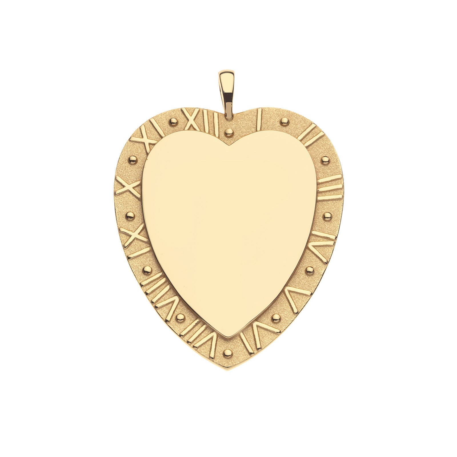 Love Across All Time Heart Pendant 24" Adj Snake Chain