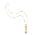 Love is Strong Heart Ray Pendant 16-18" Classic Rolo