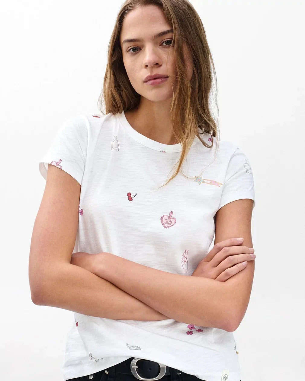 Lucky Charm Tee White Multi