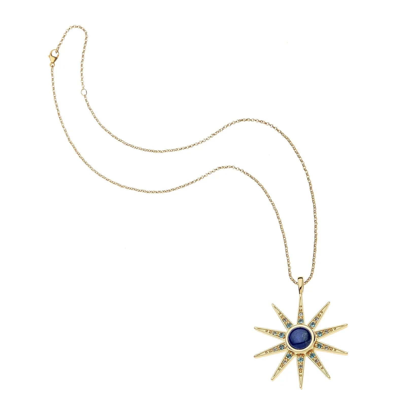 Lucky Sparkling Supernova Pendant 16-18" Classic Rolo