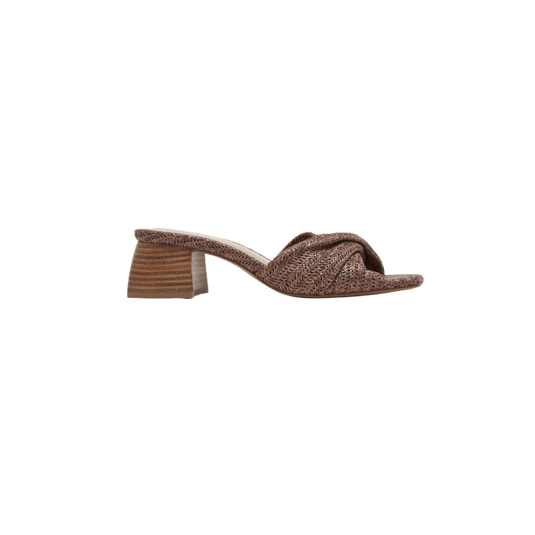 Pedro Raffia Sandal Brown