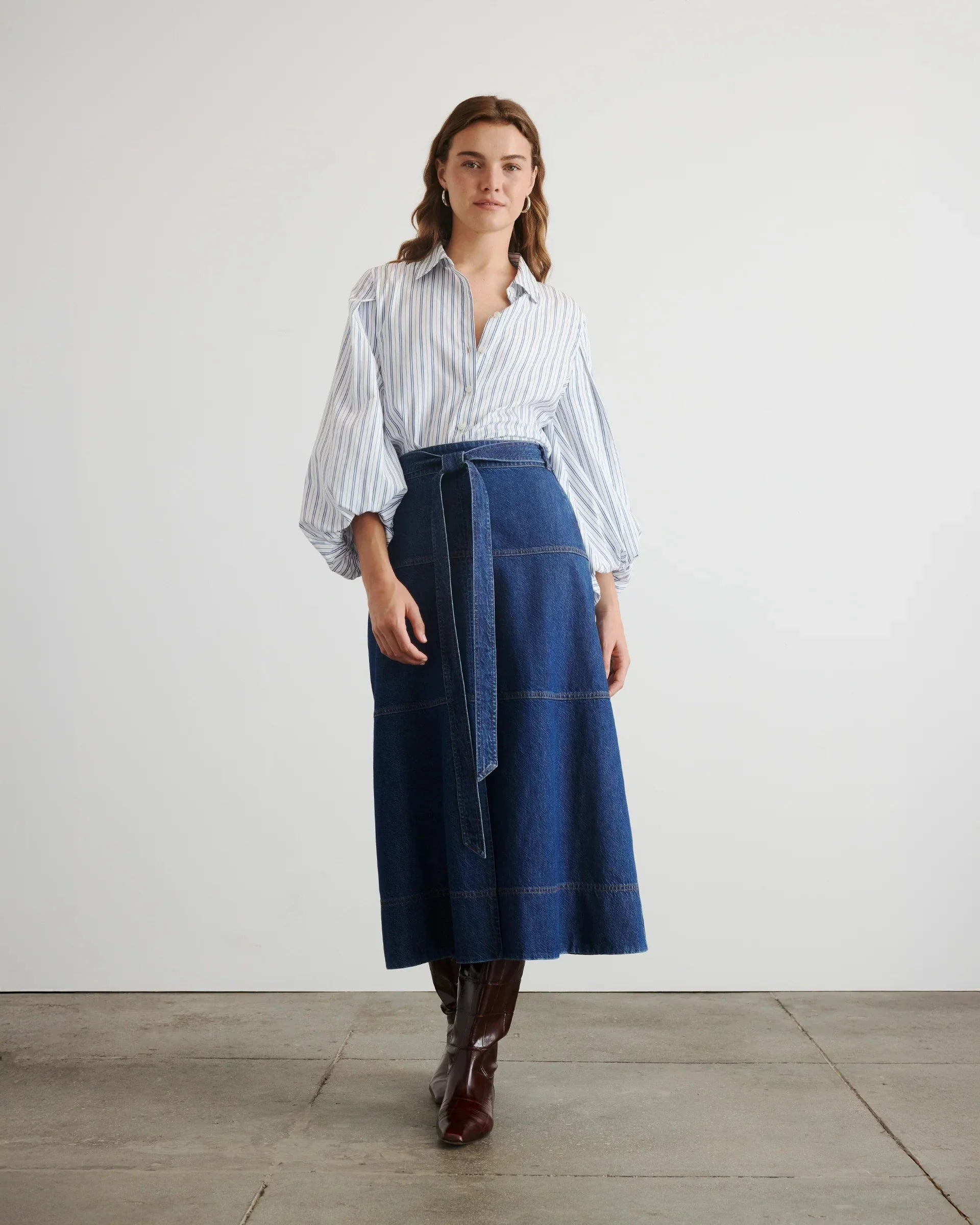 Hudley Skirt Classic Indigo Blue
