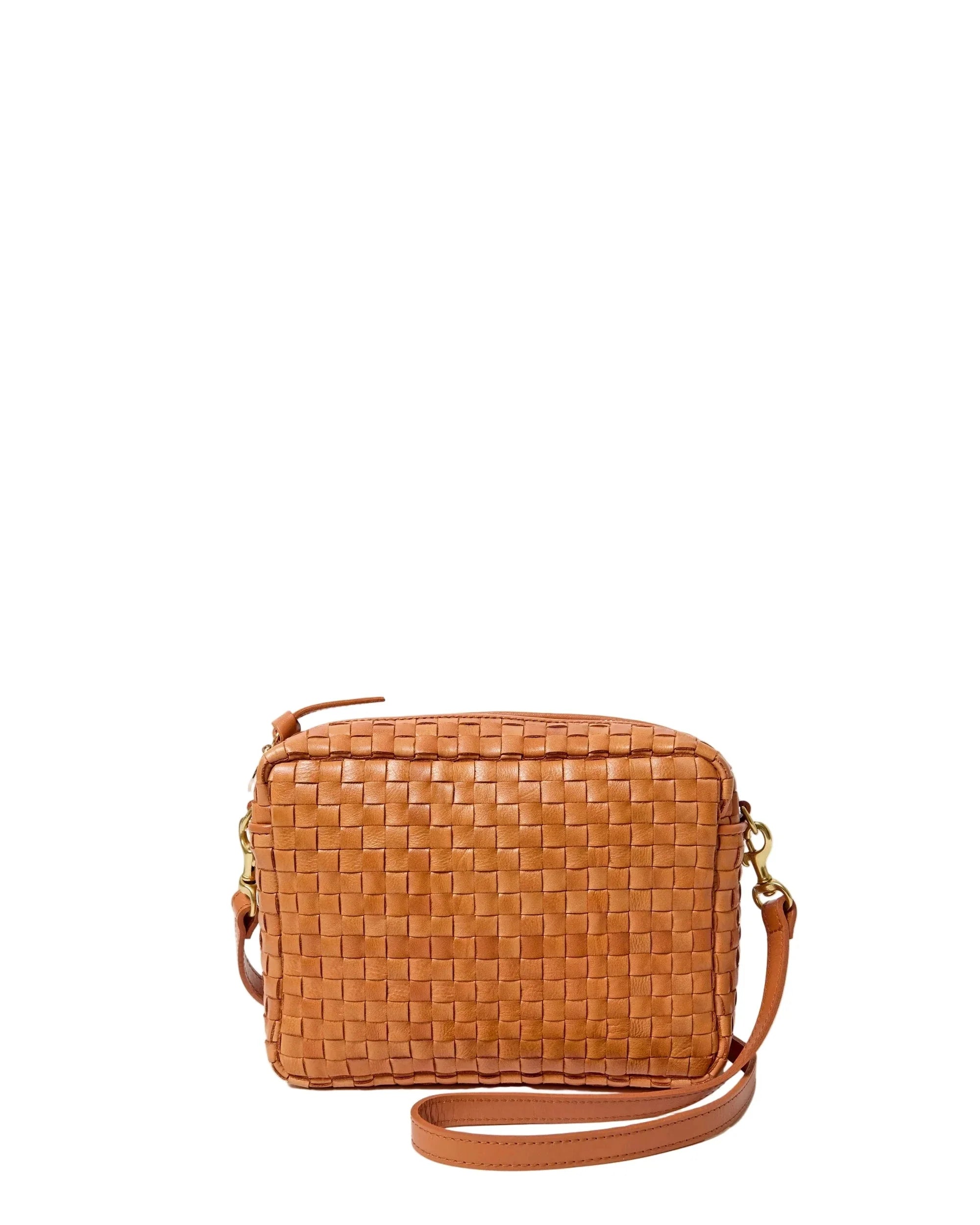 Midi Sac Woven Checker Natural