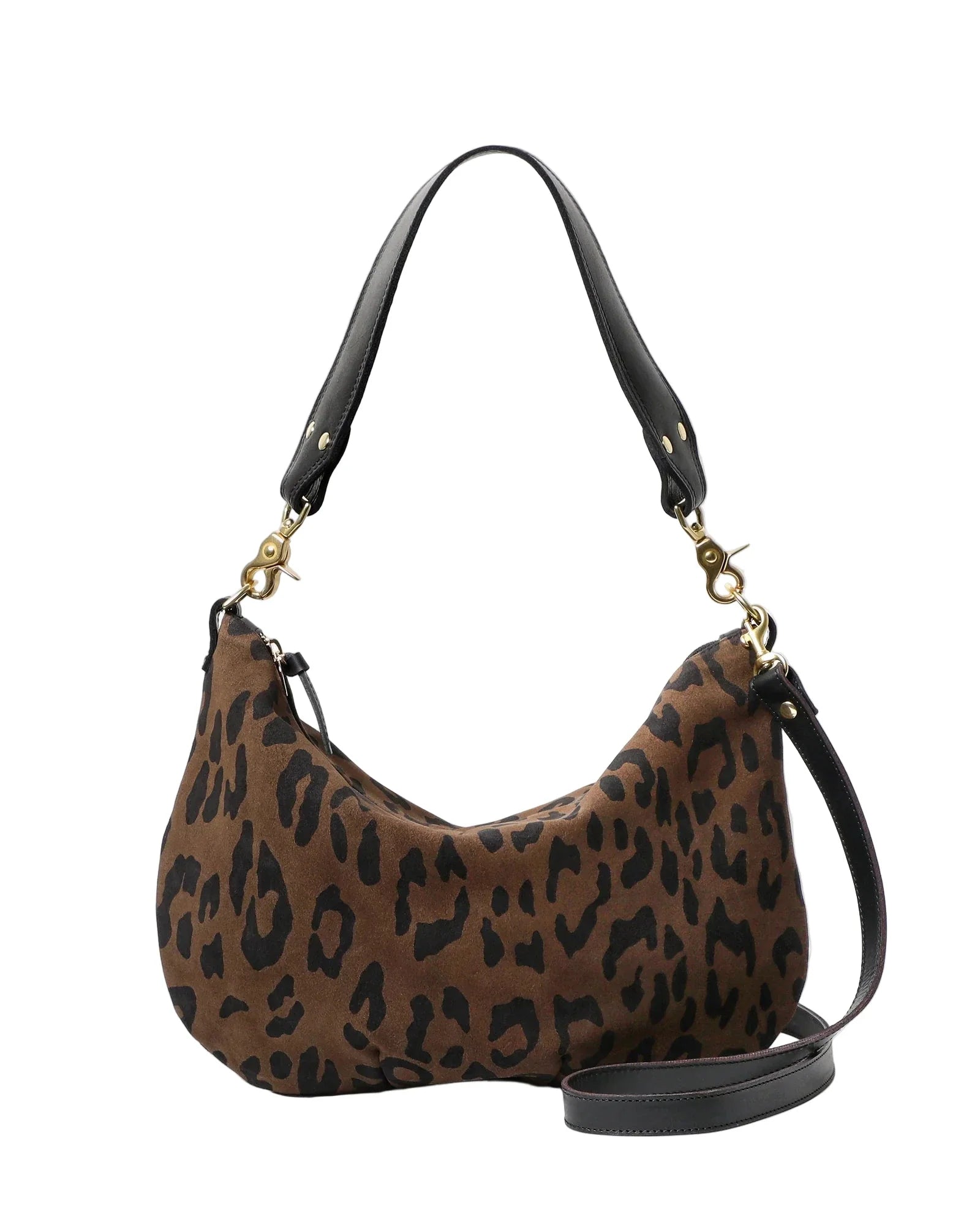 Moyen Messenger Pablo Cat Suede Cocoa