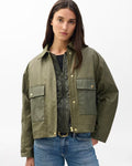 Nonie 2-In-1 Cotton Jacket Olive