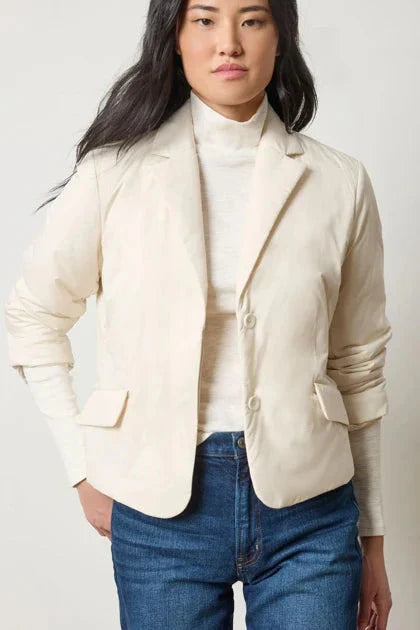 Padded Blazer Talc