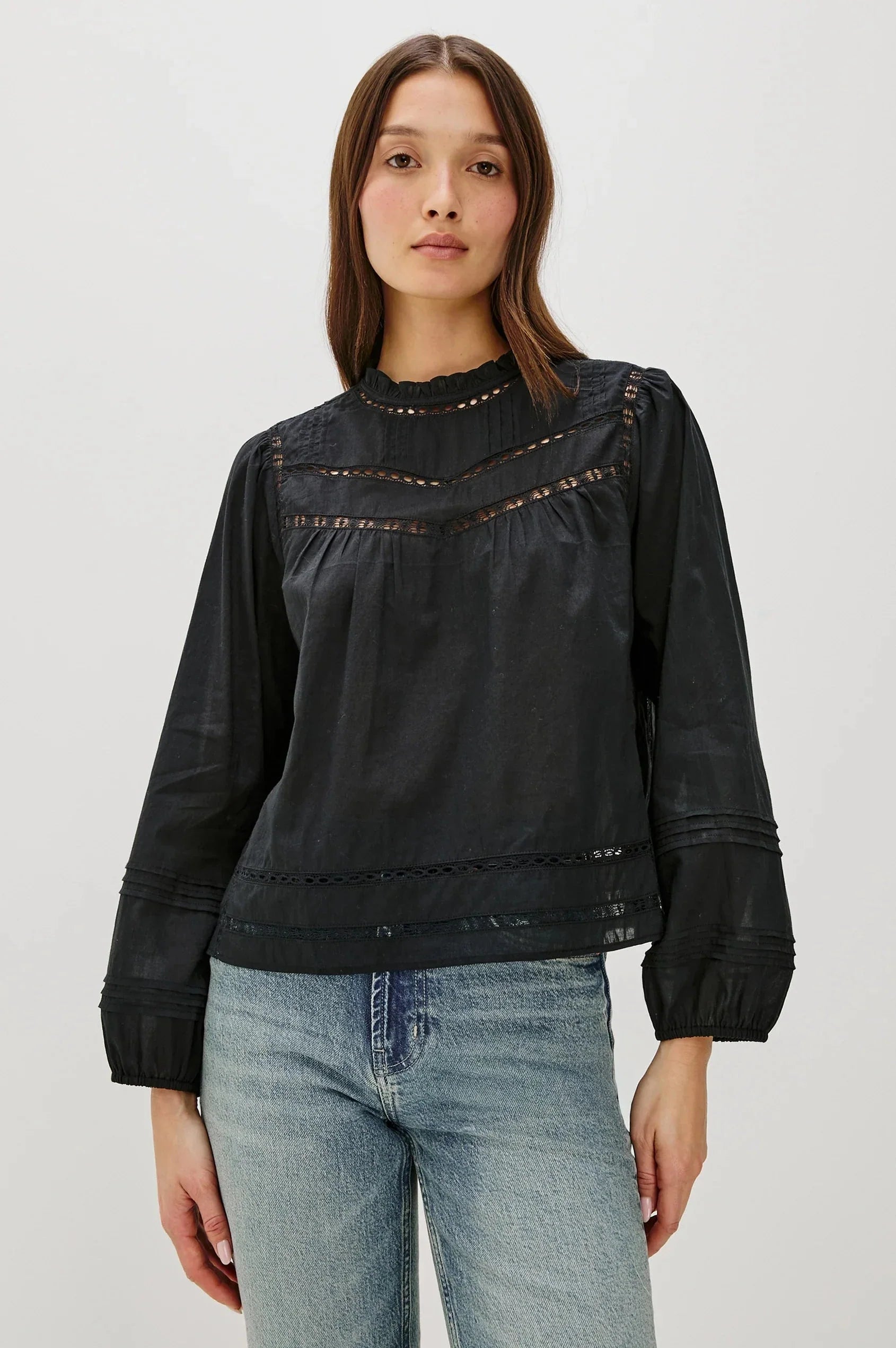 Reyna Blouse Black