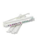 Rack & Pushers Set White Acrylic