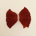 Houston Bow Hair Clip Red Multi