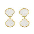 Sankaty Scallop Double Earring