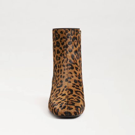 Paige Ankle Bootie Leopard Brahma Hair Leather