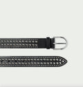 Isaac Studded Belt Black/Silver