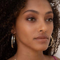 Drea 2" Hoops Gold